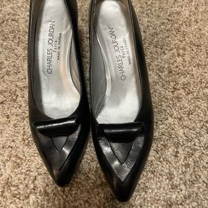 Charles Jourdan black heels